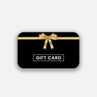 Glendavi' Designs e-gift card in black with gold ribbon