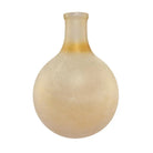 Frosted sand glass bubble vase, 11 in, studio view
