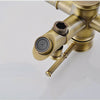 Antique Bronze Faux-Bamboo Wall-Mount Tub and Shower Faucet Set video showcase