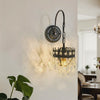 Crystal Shade Wall Sconce on Black Iron Arm video showcase