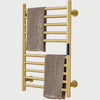 Gold Heated Towel Warmer, 10 Bars, Stainless Steel video showcase