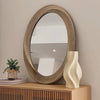 Large Oval Champagne-Bronze Wall Mirror, 31.5 x 23.6 in video showcase