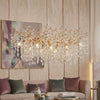 Gold-Tone Coral Branch K9 Crystal Chandelier, 49.2 in video showcase