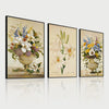 Vintage-Style Floral Still-Life Framed Prints, Set of 3 video showcase