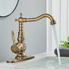 Antique Brass Ornate Carved Single-Handle Faucet video showcase