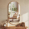 Oval Pill-Shaped Metal Frame Bathroom Mirror video showcase